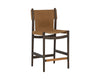 Sunpan Argus Counter Stool - Nubuck Caramel Leather