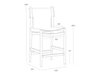 Sunpan Argus Counter Stool - Nubuck Caramel Leather