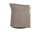 Sunpan Leontine Swivel Lounge Chair - Meg Taupe / Ivanhoe Mineral