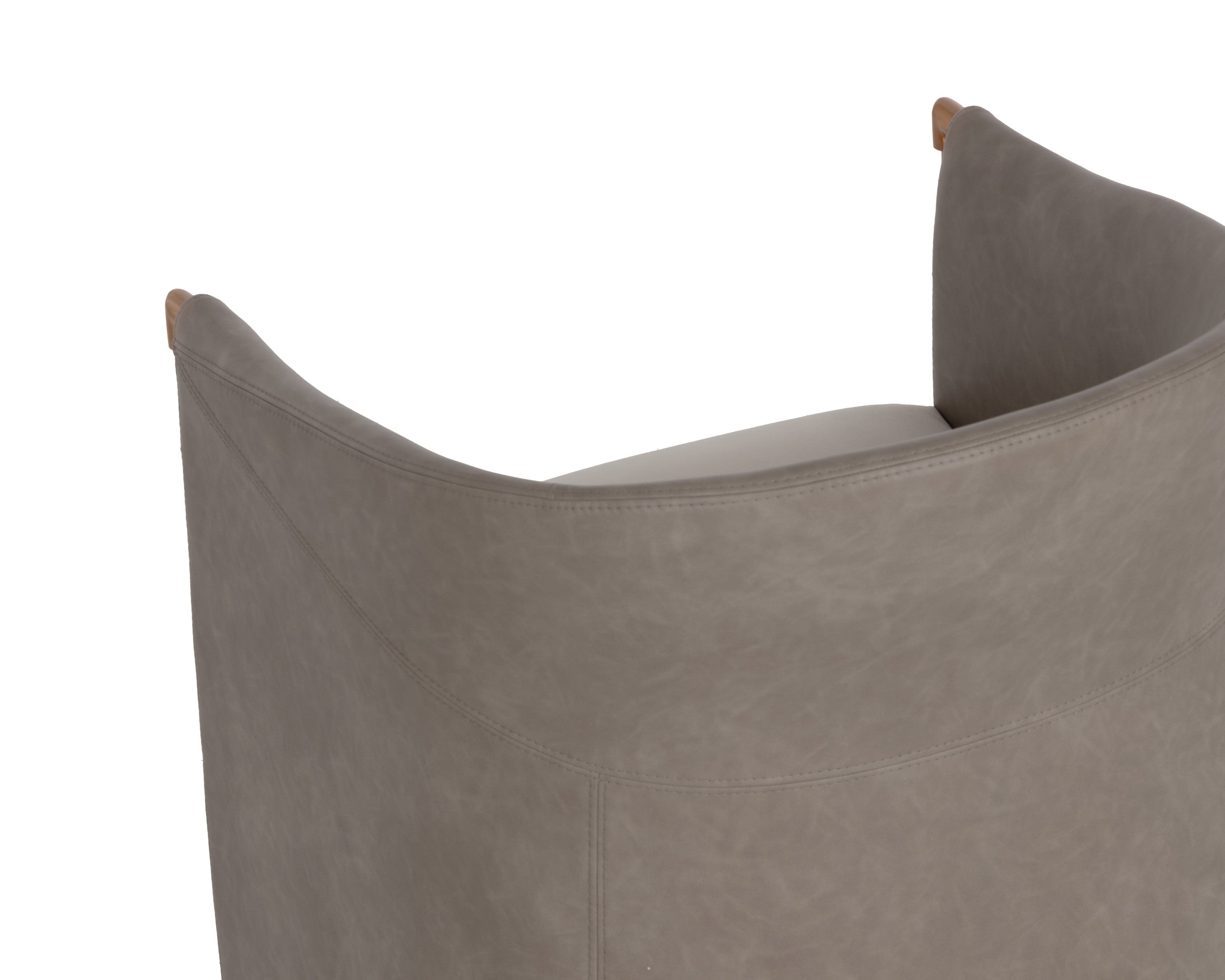 Sunpan Leontine Swivel Lounge Chair - Meg Taupe / Ivanhoe Mineral