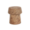 Sunpan Brie Burl Look End Table