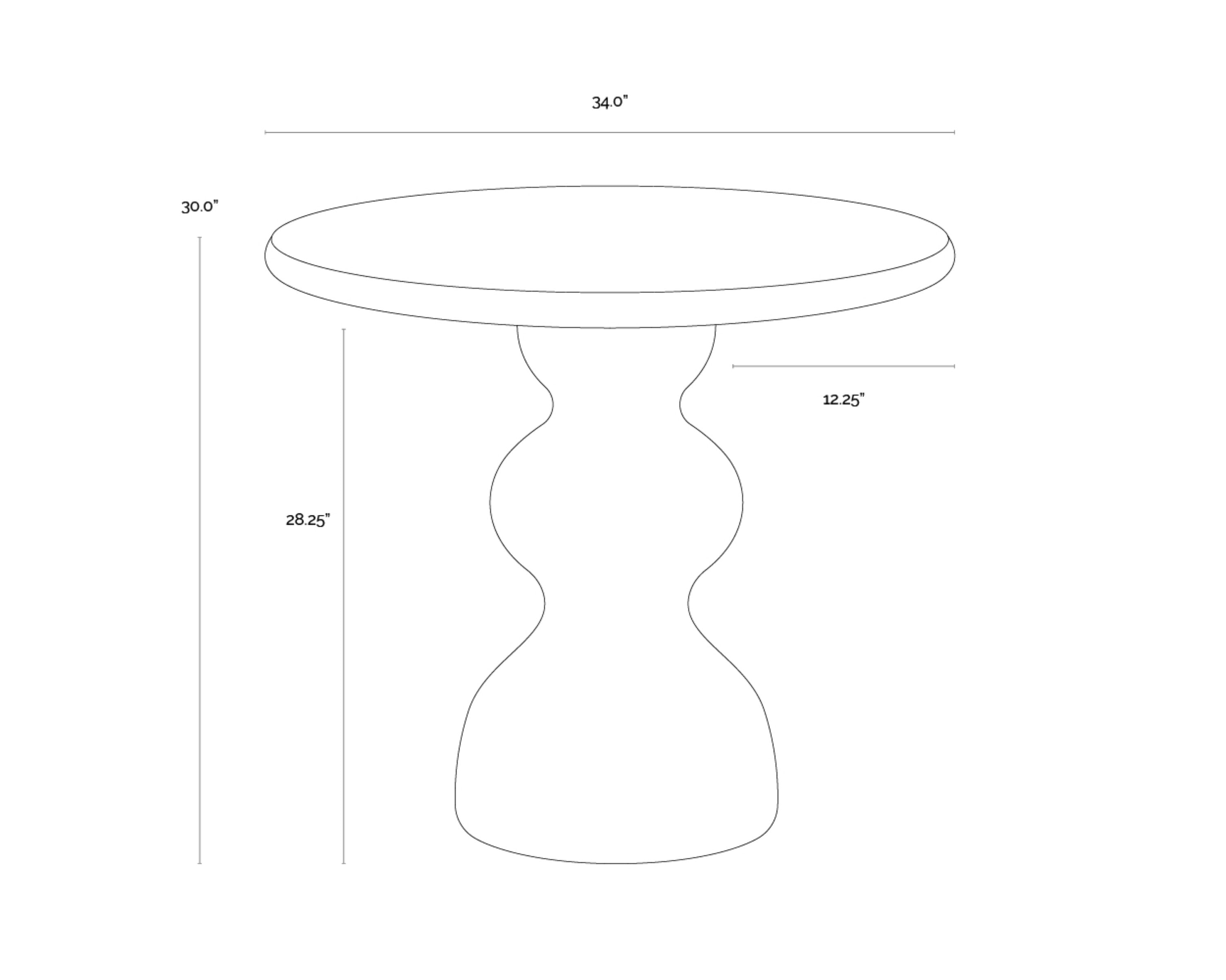 Sunpan Raul Bistro Table