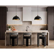 Sunpan Adamina Black Counter Stool