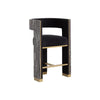 Sunpan Adamina Black Counter Stool
