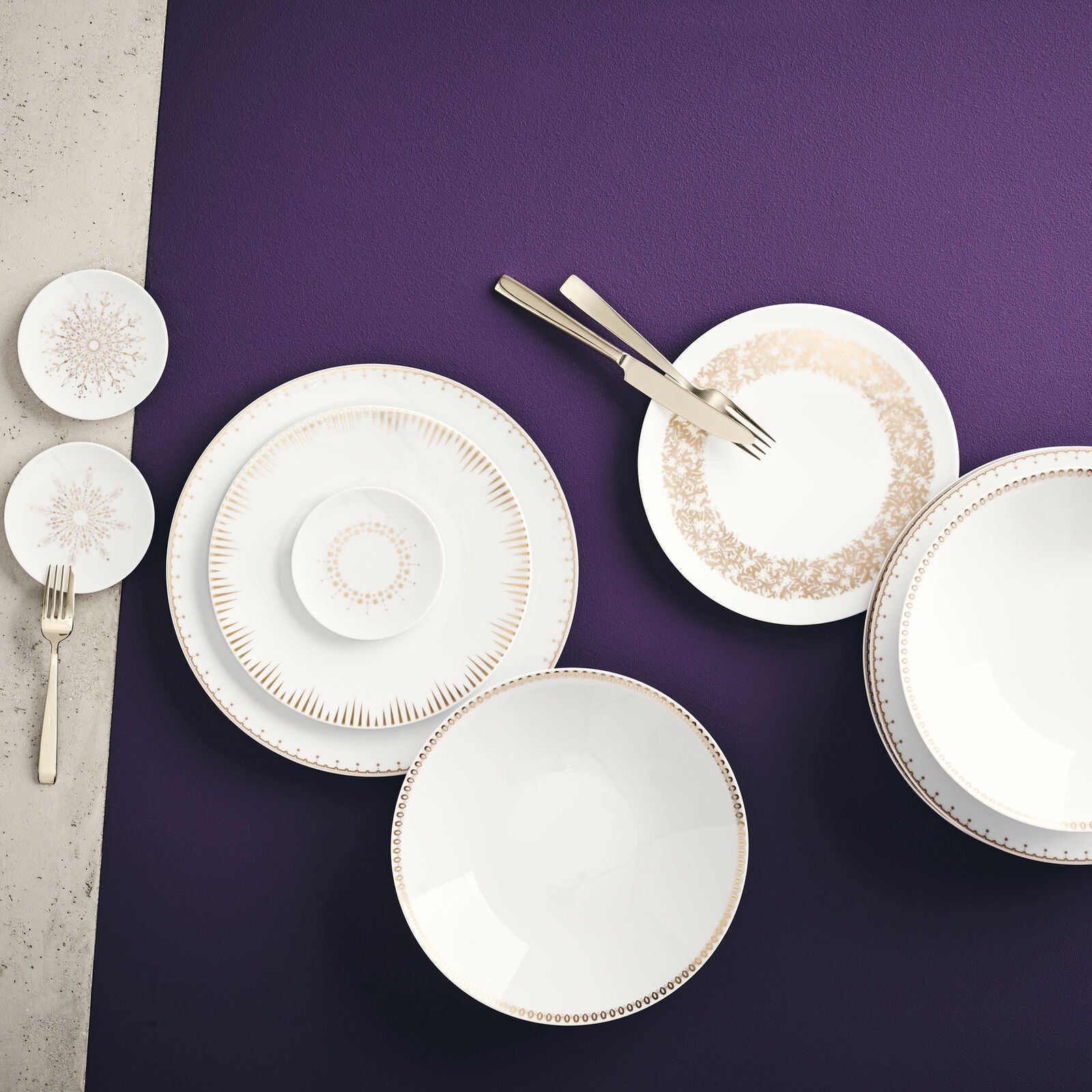 Rosenthal TAC Festive - Ornaments Salad Plate