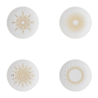 Rosenthal TAC Festive - Stars Plates - Set of 4