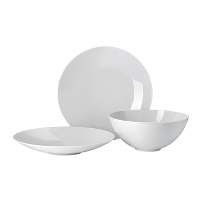 Rosenthal TAC 02 White 2 X Allrounder Plate 11 In & Bowl Large 8 1/2 Inch - Set of 3