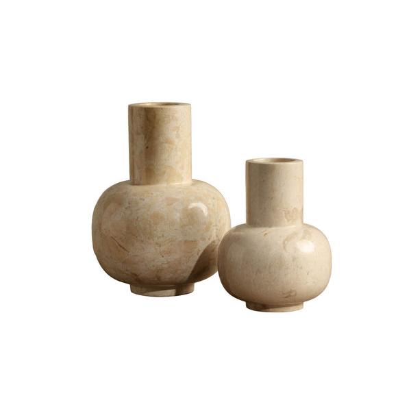 Sunpan Abundance Cream Marble Vase
