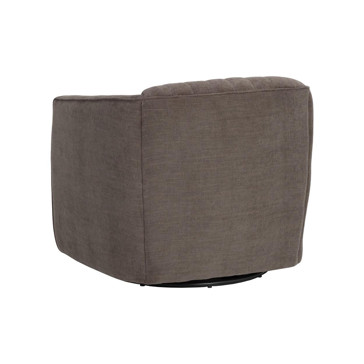 Sunpan Garrison Swivel Lounge Chair, Rika Chocolate
