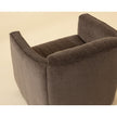 Sunpan Garrison Swivel Lounge Chair, Rika Chocolate