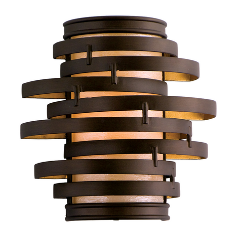 Corbett Moxy 1 Light Bronze and Gold Leaf Wall Sconce Wall Light DSC