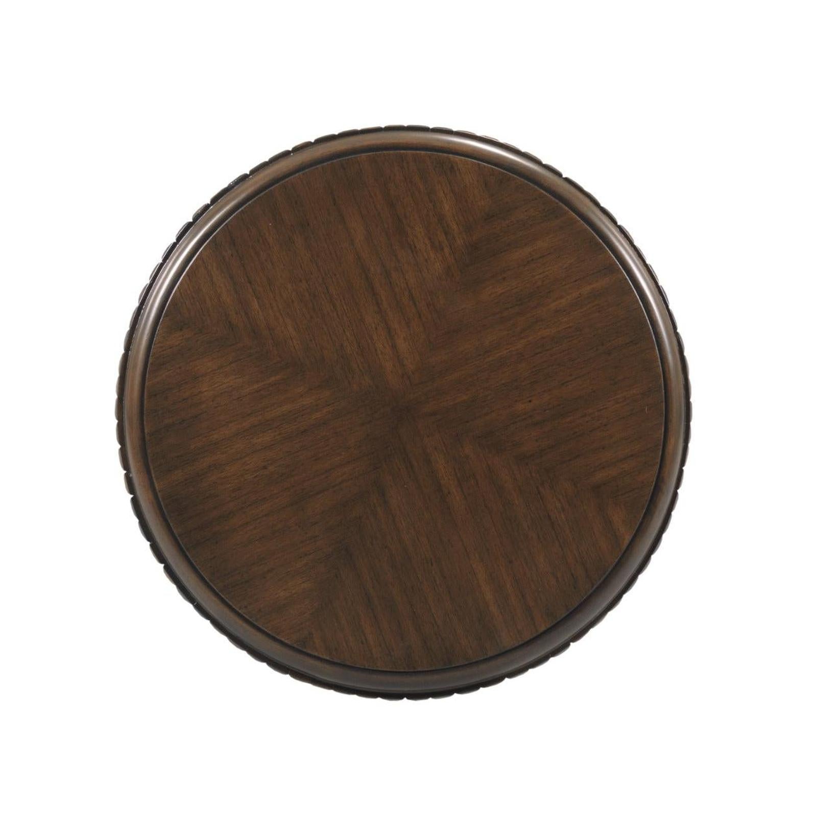 Woodbridge Furniture Rattan Drum Table