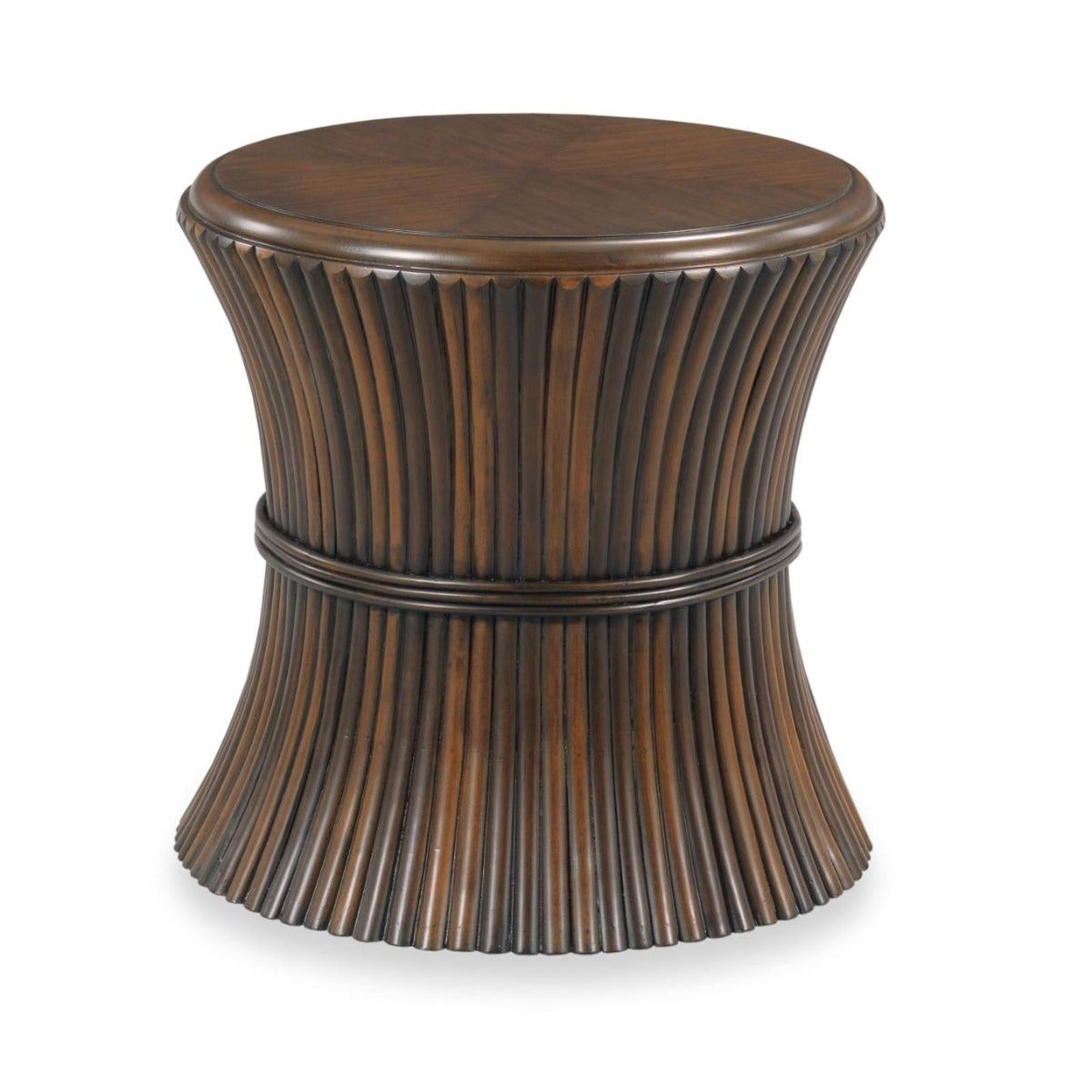 Woodbridge Furniture Rattan Drum Table