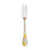 Christofle Jardin d'Eden Silver Plated Gold Accents Dinner Fork - Rose Gold And Gold Two Golds