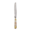 Christofle Jardin d'Eden Silver Plated Gold Accents Dinner Knife - Rose Gold And Gold Two Golds