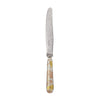 Christofle Jardin d'Eden Silver Plated Gold Accents Dinner Knife - Rose Gold And Gold Two Golds