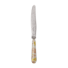 Christofle Jardin d'Eden Silver Plated Gold Accents Dinner Knife - Rose Gold And Gold Two Golds