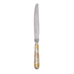 Christofle Jardin d'Eden Silver Plated Gold Accents Dinner Knife - Rose Gold And Gold Two Golds