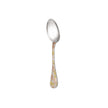 Christofle Jardin d'Eden Silver Plated Gold Accents Dessert Spoon - Rose Gold And Gold Two Golds