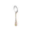 Christofle Jardin d'Eden Silver Plated Gold Accents Dessert Spoon - Rose Gold And Gold Two Golds