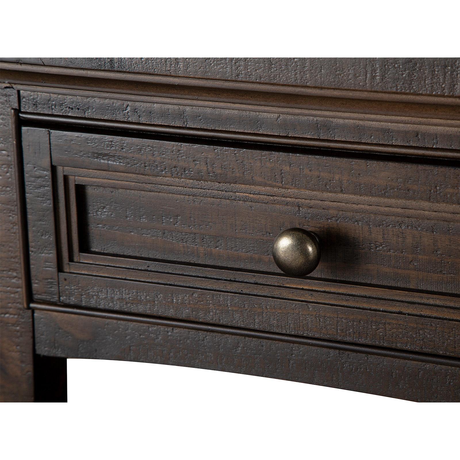 Magnussen Home Westley Falls Graphite Rectangular End Table