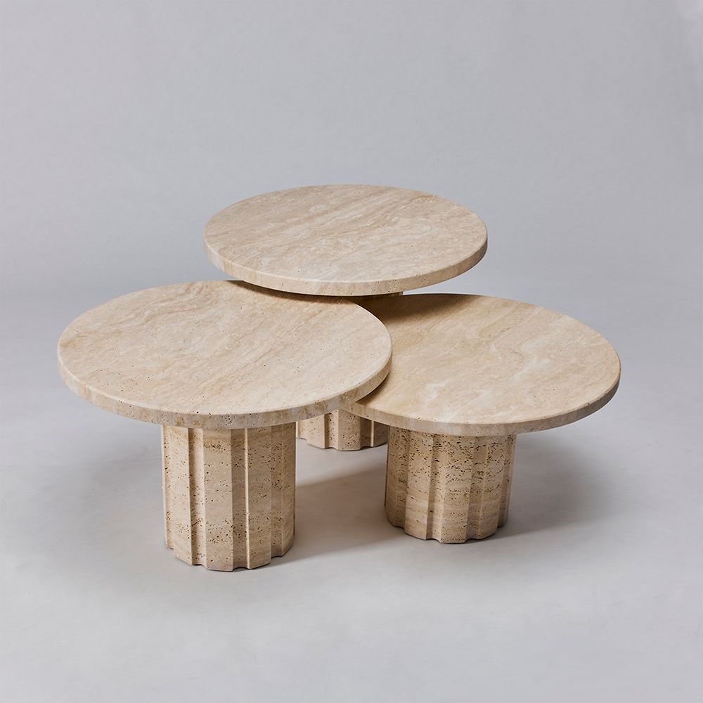 Interlude Home Amerigo Bunching Tables - Set of 3