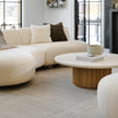 Interlude Laurel Round Cocktail Table Large