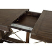Magnussen Home Westley Falls Graphite Extendable Trestle Dining Table