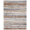 Feizy Gilmore 39MQF Modern Stripes, Ivory/Orange/Gray, Rug
