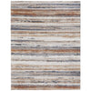 Feizy Gilmore 39MQF Modern Stripes, Ivory/Orange/Gray, Rug