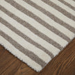 Feizy Kimball 8A31F Transitional Abstract Rug in Taupe/Ivory