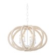 Hudson Valley Lighting Lewiston 3 Light 24.5 inch White Plaster Chandelier Ceiling Light