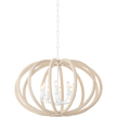 Hudson Valley Lighting Lewiston 6 Light 34 inch White Plaster Chandelier Ceiling Light