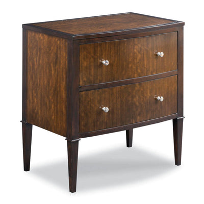 Woodbridge Furniture Bow Front Bedside Chest