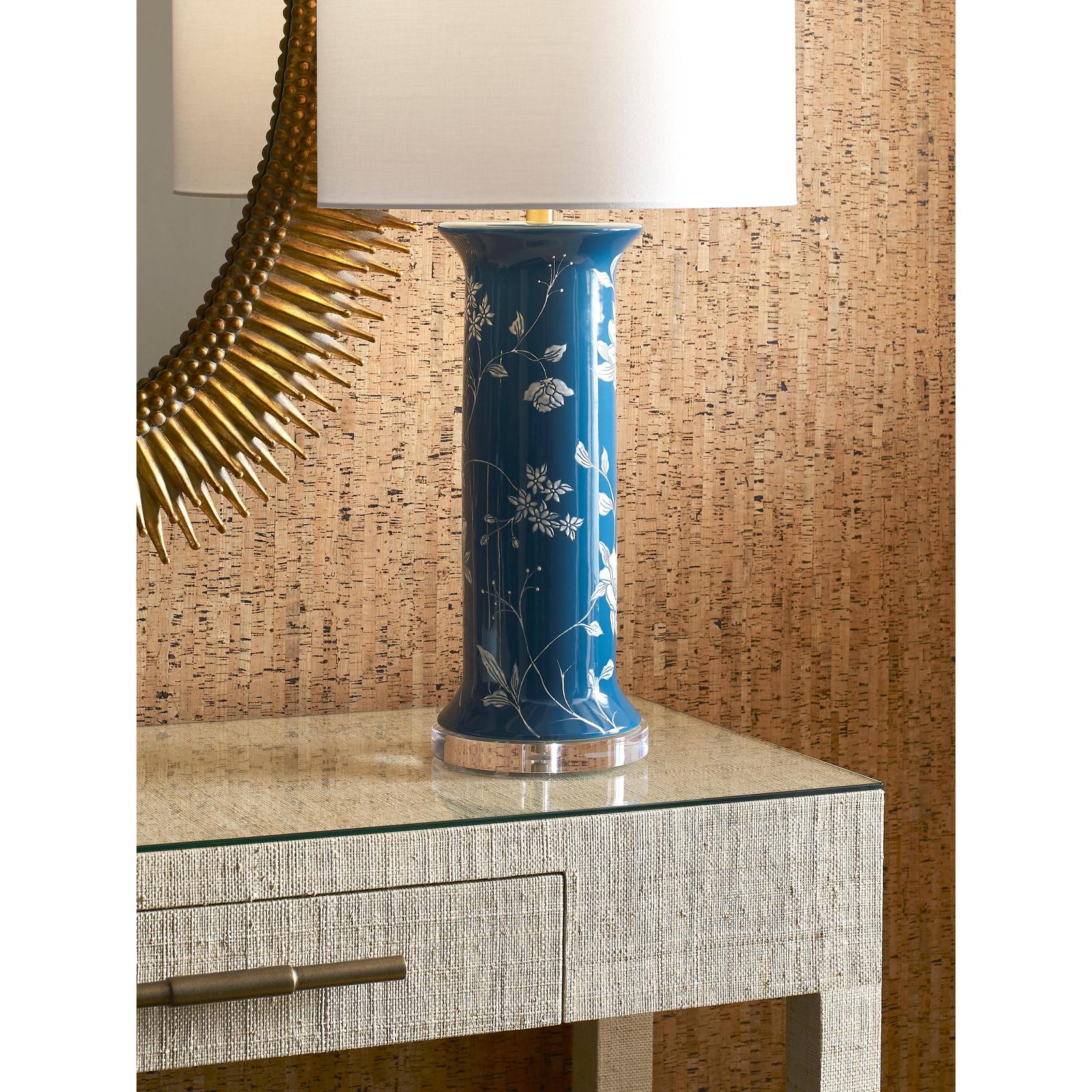 Wildwood Chastity Blue White Lamp