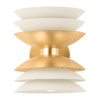 Hudson Valley Lighting Oneida 2 Light 7.75 inch Vintage Gold Leaf/Soft Sand Wall Sconce Wall Light