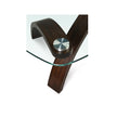 Magnussen Home Allure Hazelnut Pie Shaped Cocktail Table