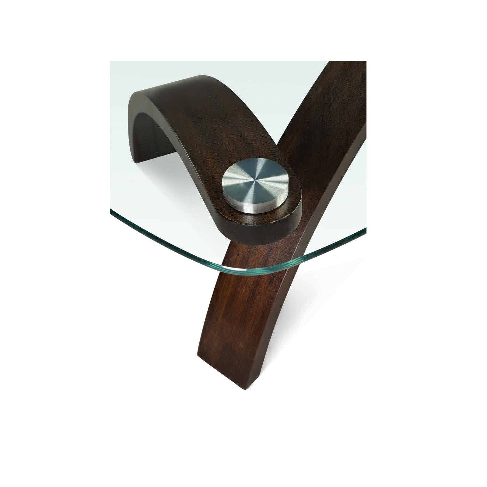 Magnussen Home Allure Hazelnut Pie Shaped Cocktail Table