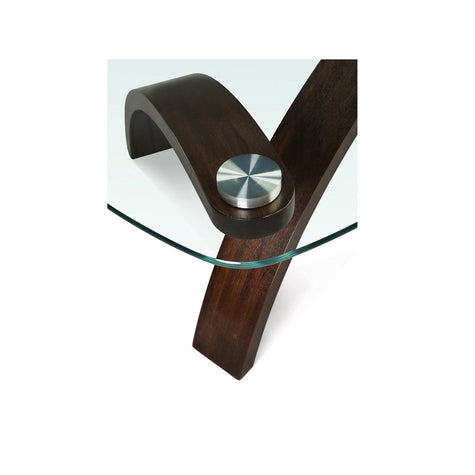 Magnussen Home Allure Hazelnut Pie Shaped Cocktail Table