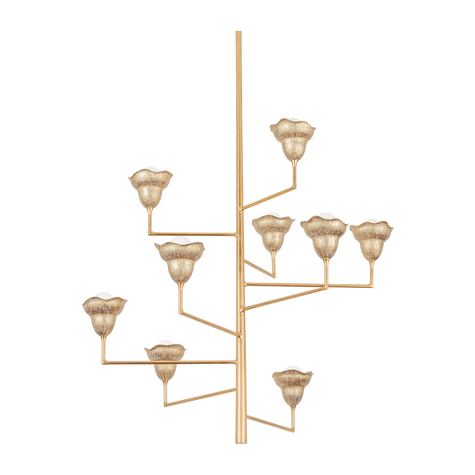 Hudson Valley Lighting Alora 9 Light 44 inch Chandelier Ceiling Light