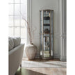 Pulaski Furniture PFC Curios Lighted Curio Half Round 5 Shelf Cabinet