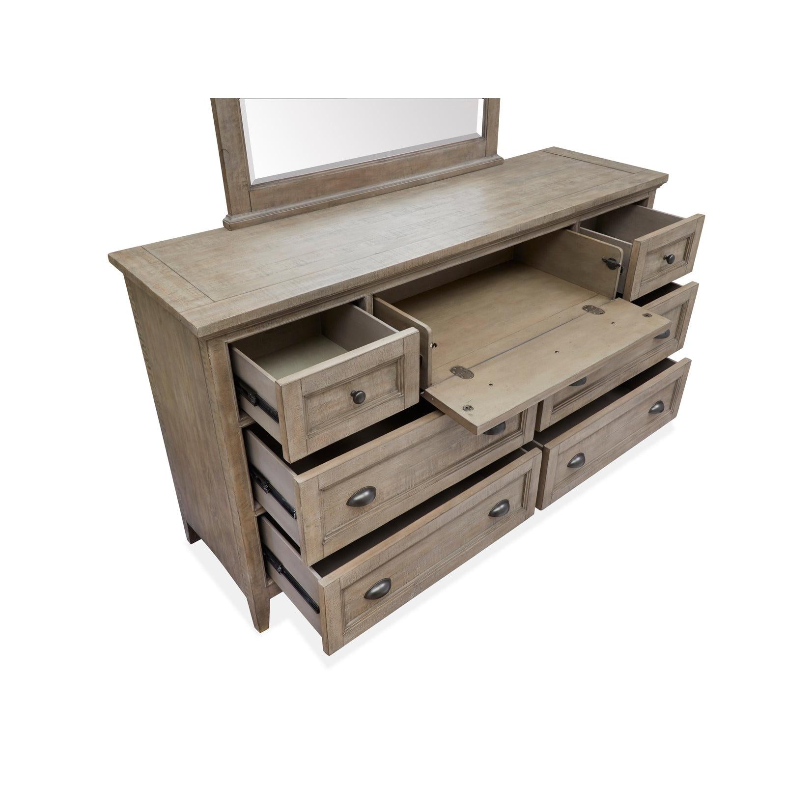 Magnussen Home Paxton Place Dovetail Grey Drawer Dresser