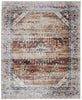 Feizy Melrose 39NZF Rug in Ivory/Rust