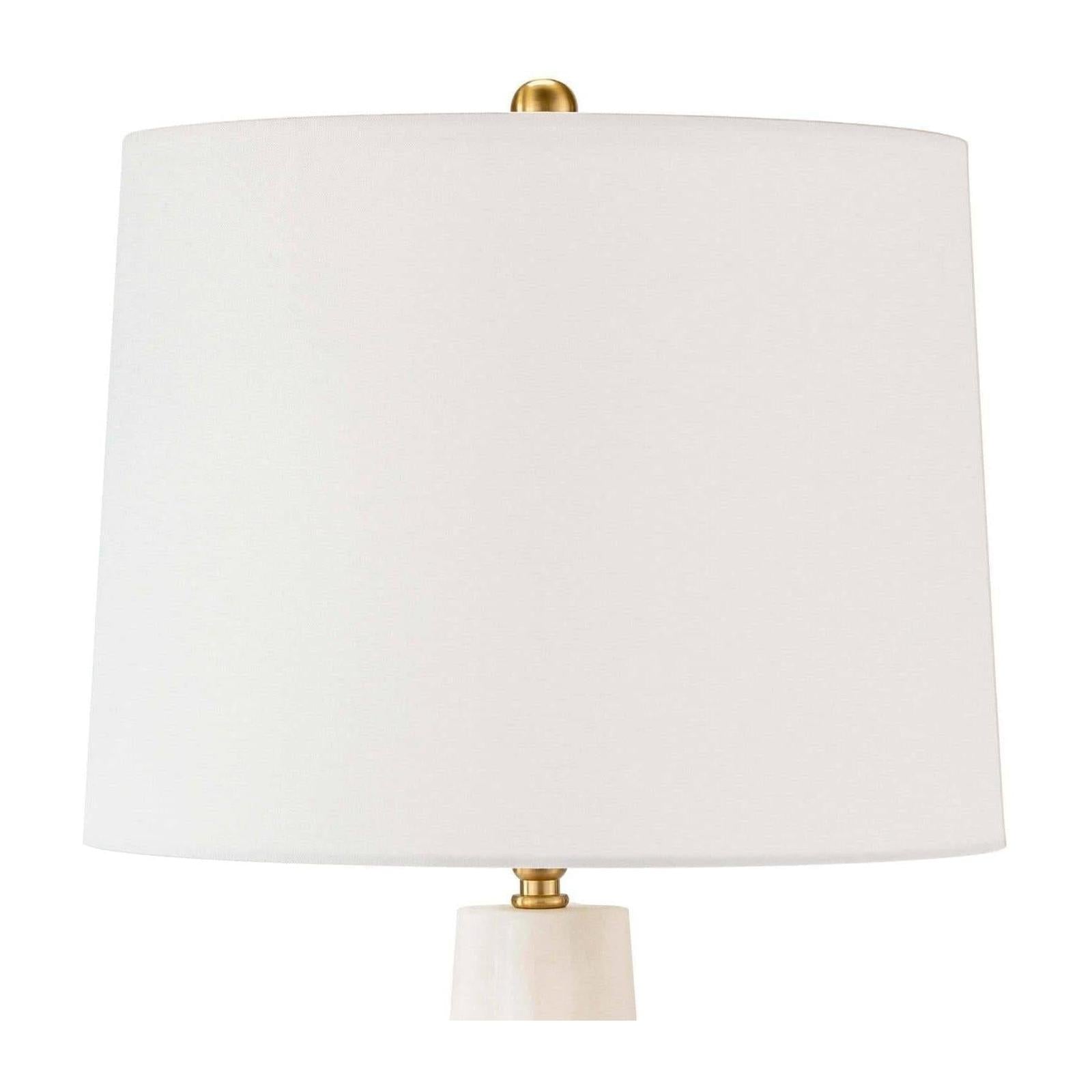 Regina Andrew Quatrefoil Alabaster Natural Stone Table Lamp