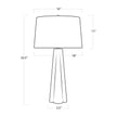 Regina Andrew Quatrefoil Alabaster Natural Stone Table Lamp