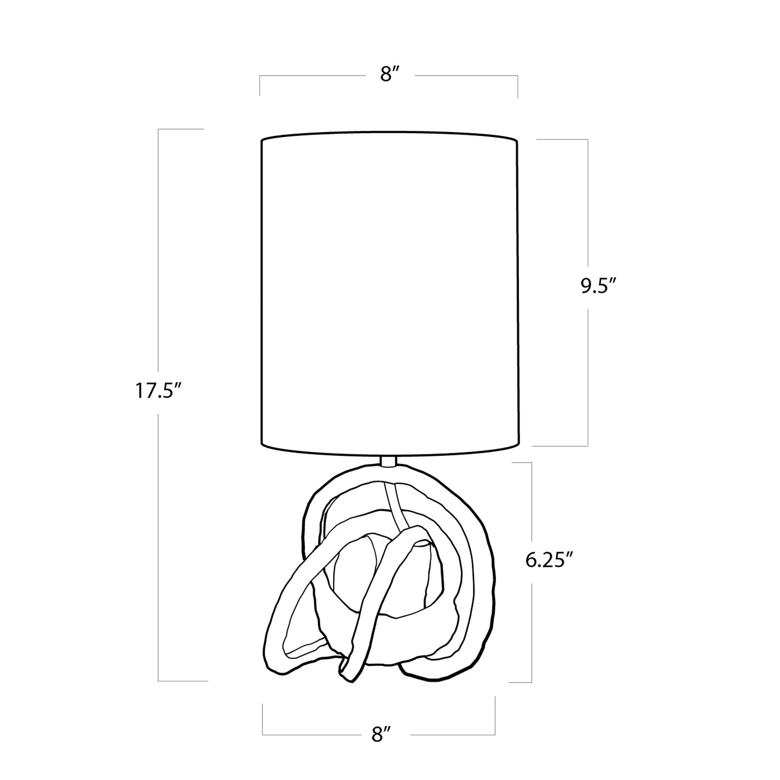 Regina Andrew Mini Knot Lamp