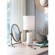 Regina Andrew  Jade & Brass Mini Cylinder Lamp