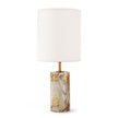 Regina Andrew  Jade & Brass Mini Cylinder Lamp