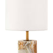 Regina Andrew  Jade & Brass Mini Cylinder Lamp