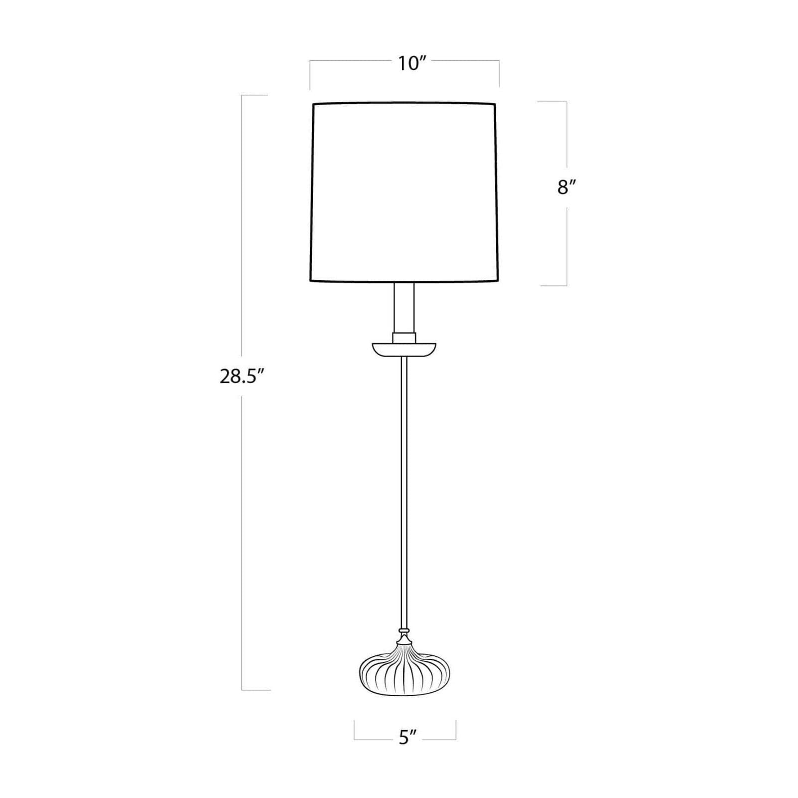 Clove Stem Buffet Table Lamp